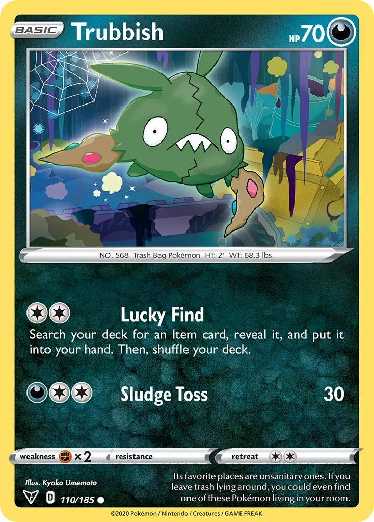 Trubbish Pokemon card