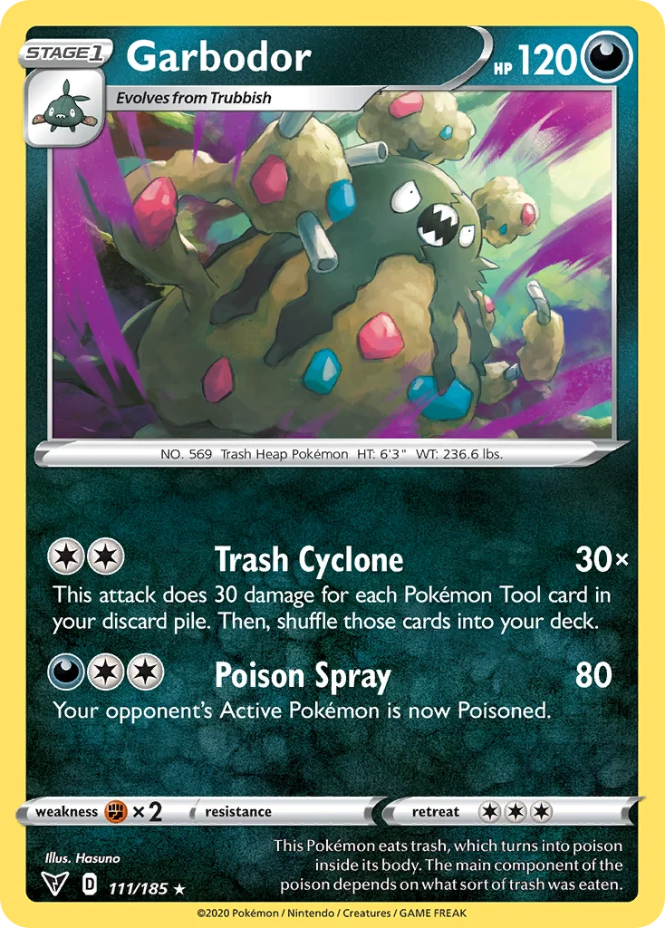 Garbodor Pokemon card