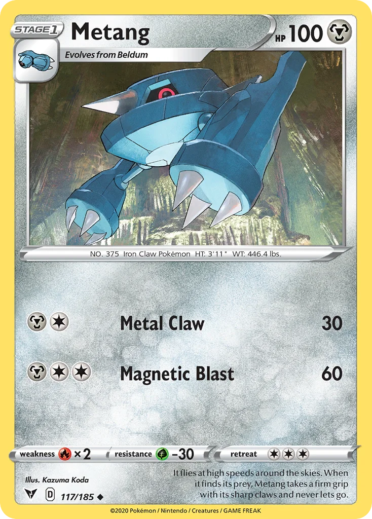 Metang Pokemon card