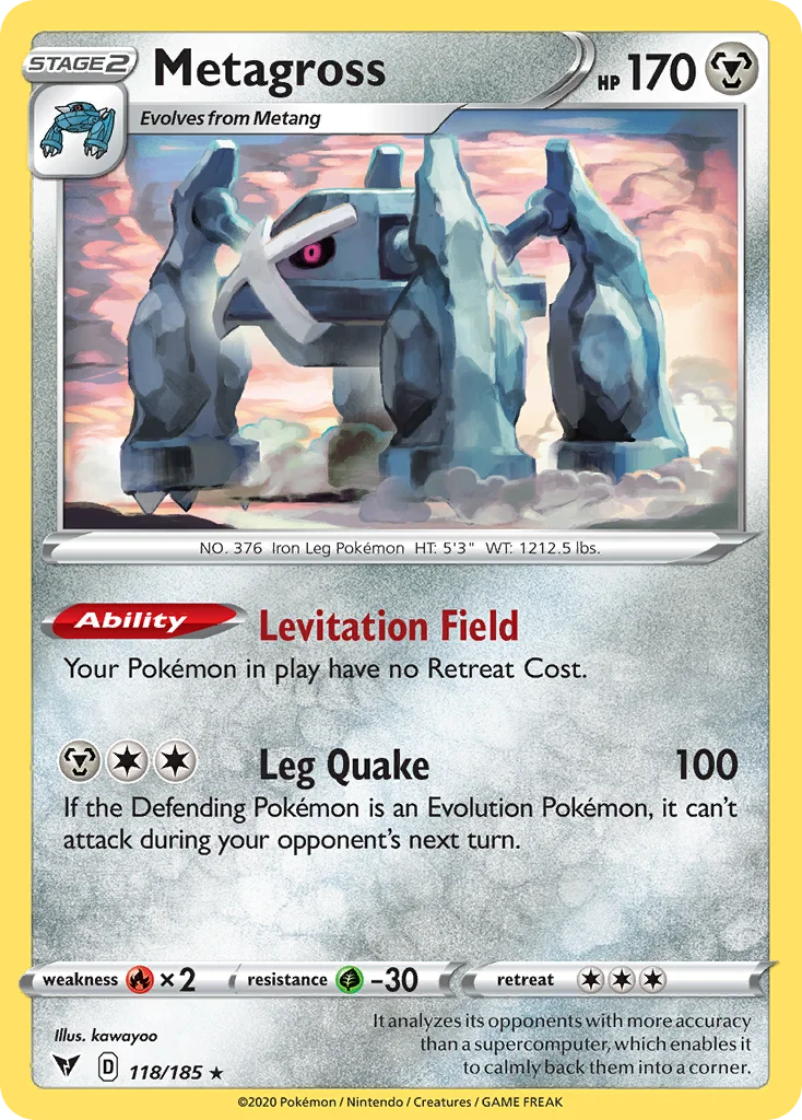 Metagross Pokemon card