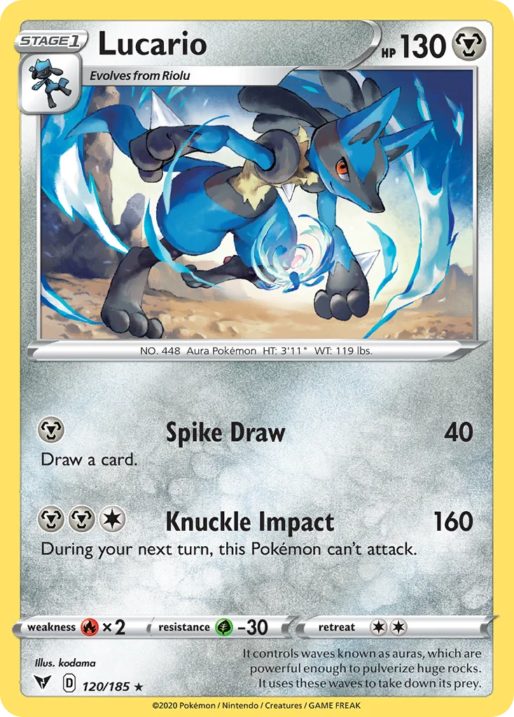 Lucario Pokemon card