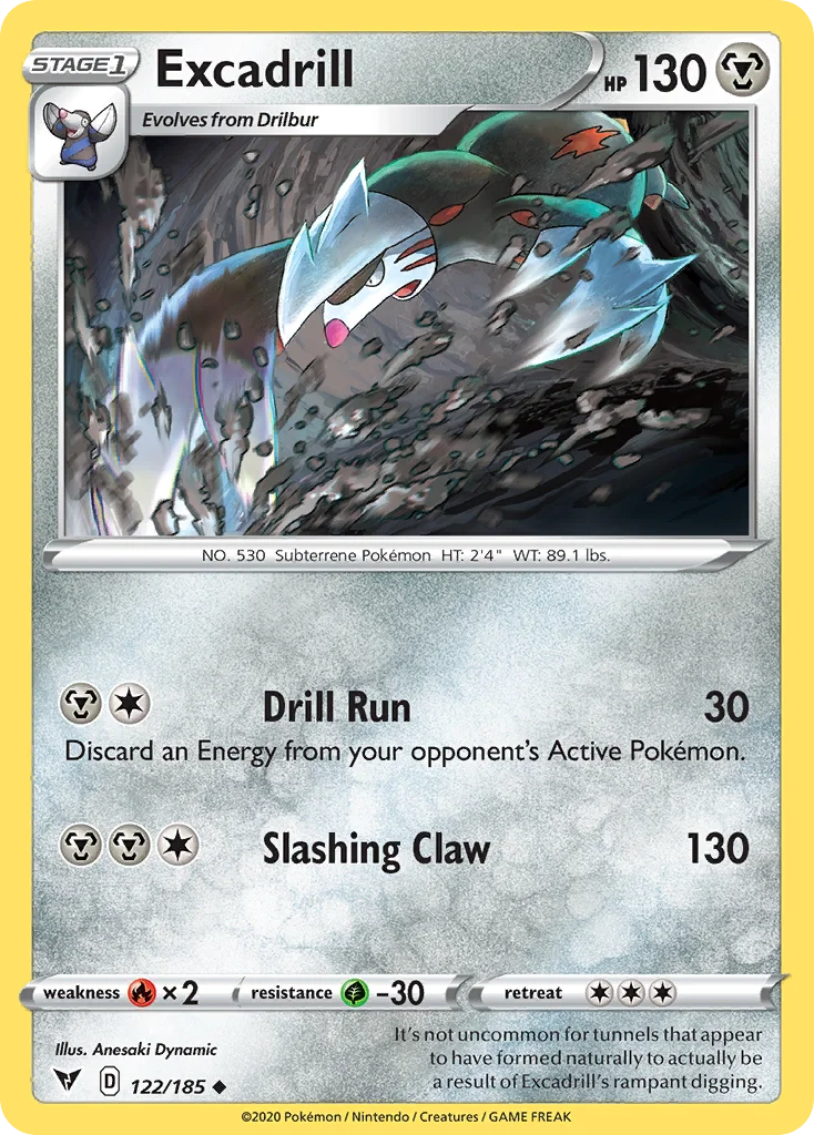 Excadrill Pokemon card