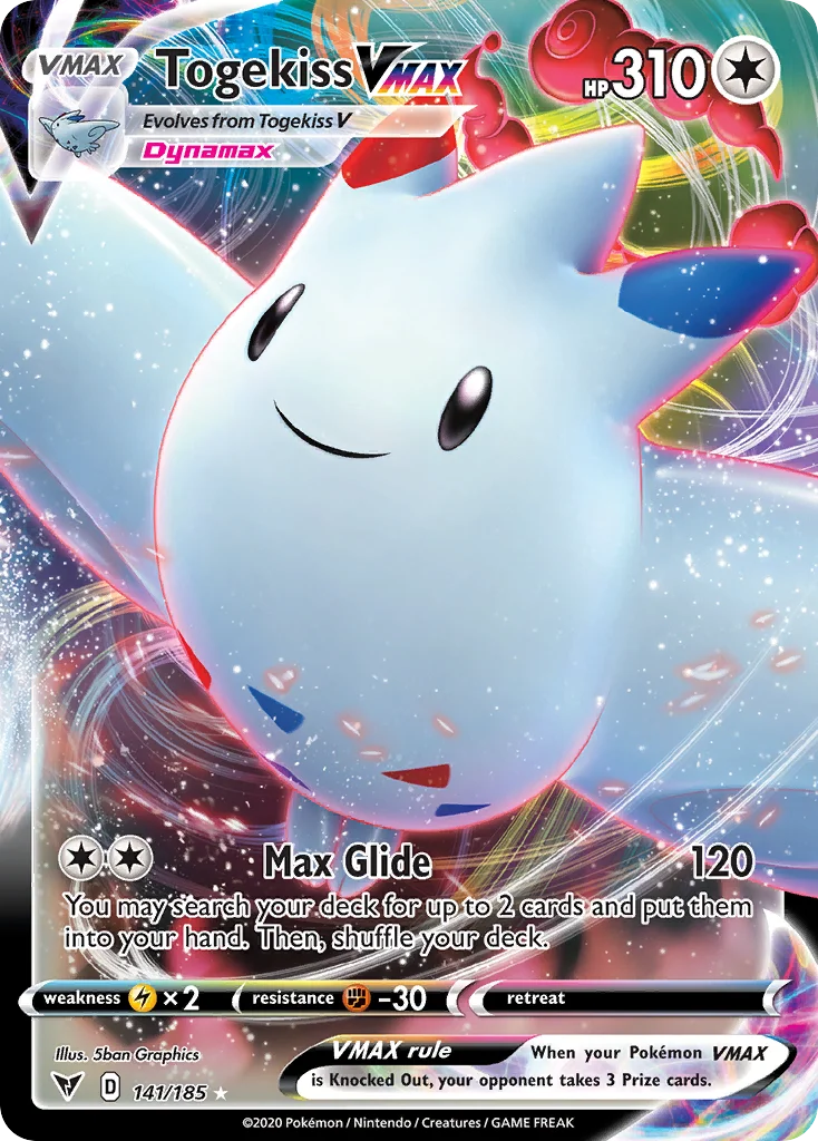 Togekiss VMAX Pokemon card