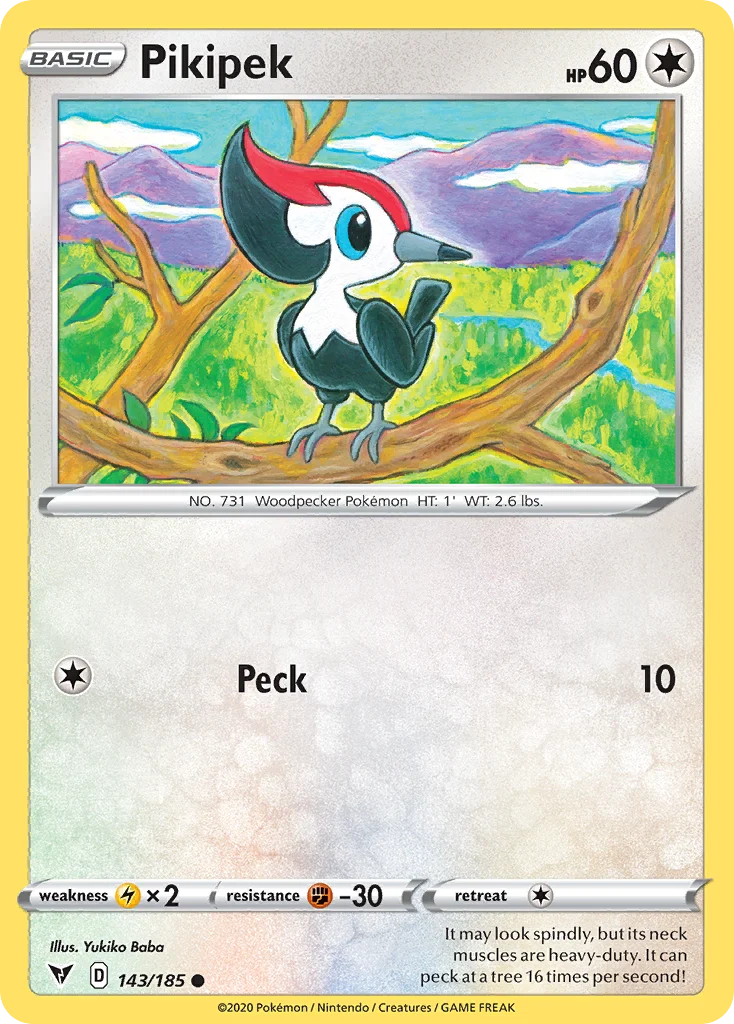Pikipek Pokemon card
