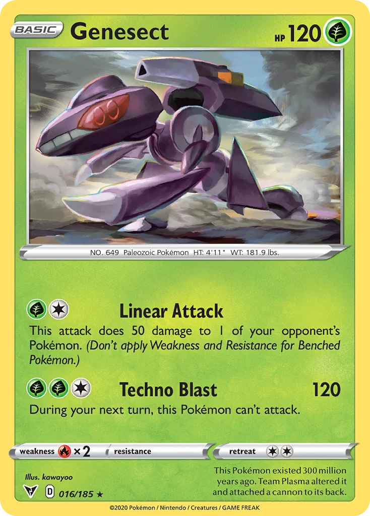 Genesect Pokemon card