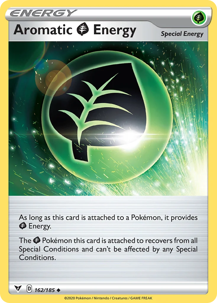 Aromatic Grass Energy Pokemon card