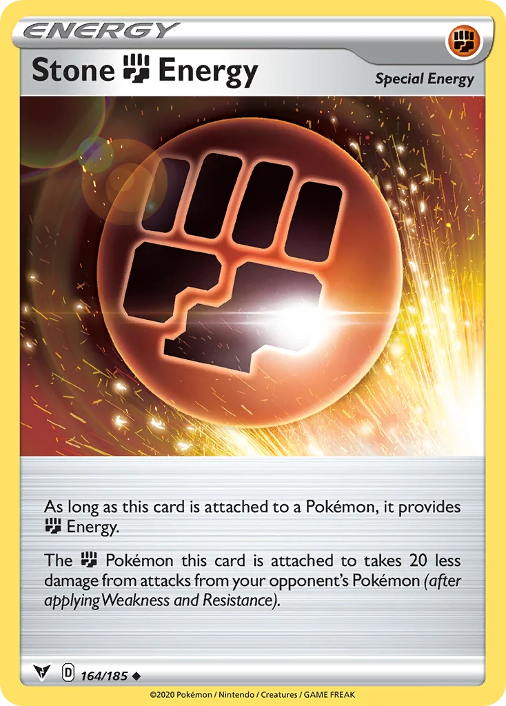 Stone Fighting Energy Pokemon card