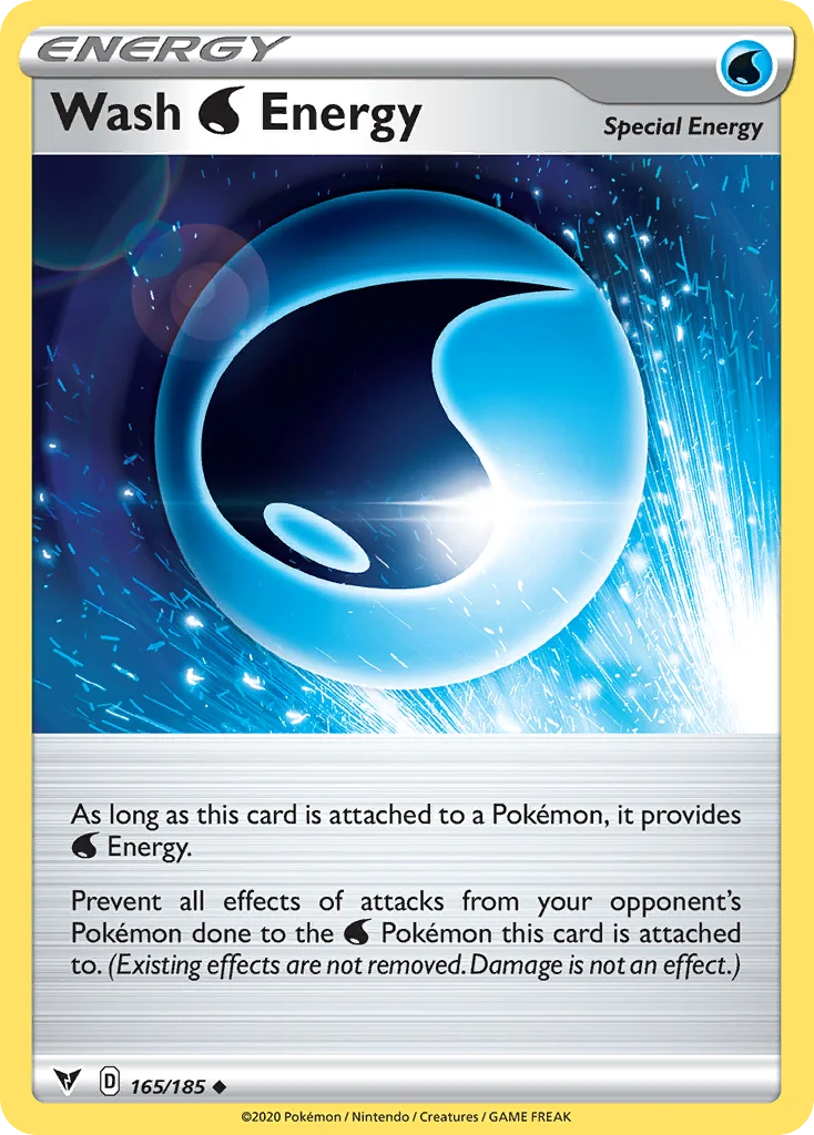 Wash Water Energy Pokemon card