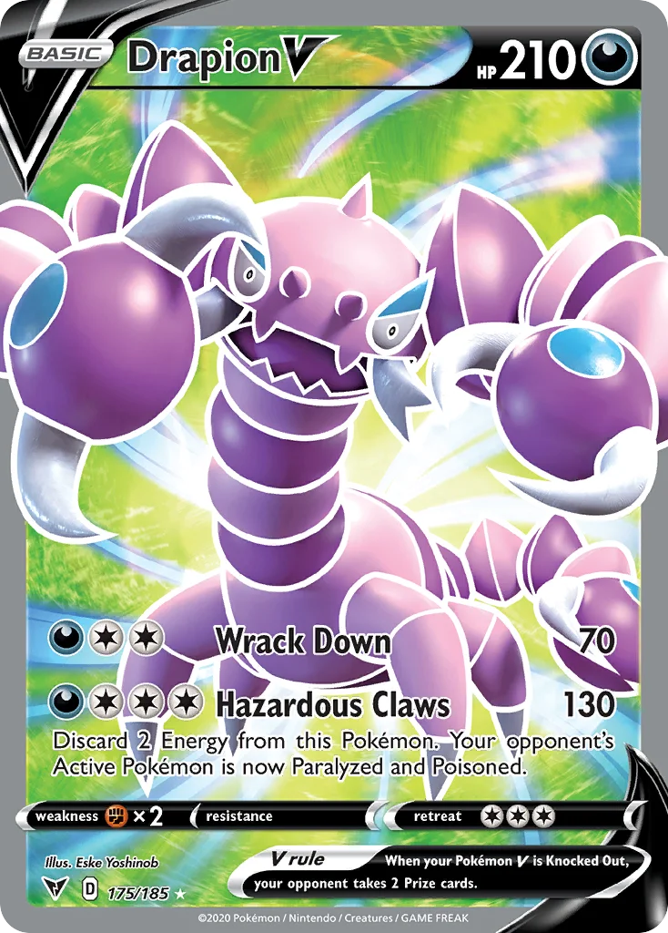 Drapion V Pokemon card