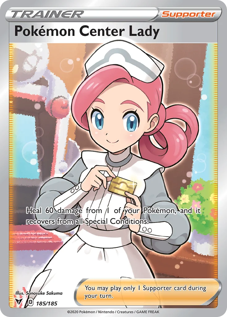 Pokémon Center Lady Pokemon card