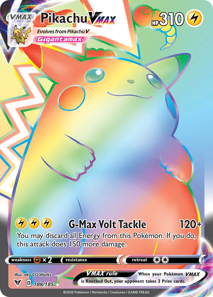 Pikachu VMAX Pokemon card