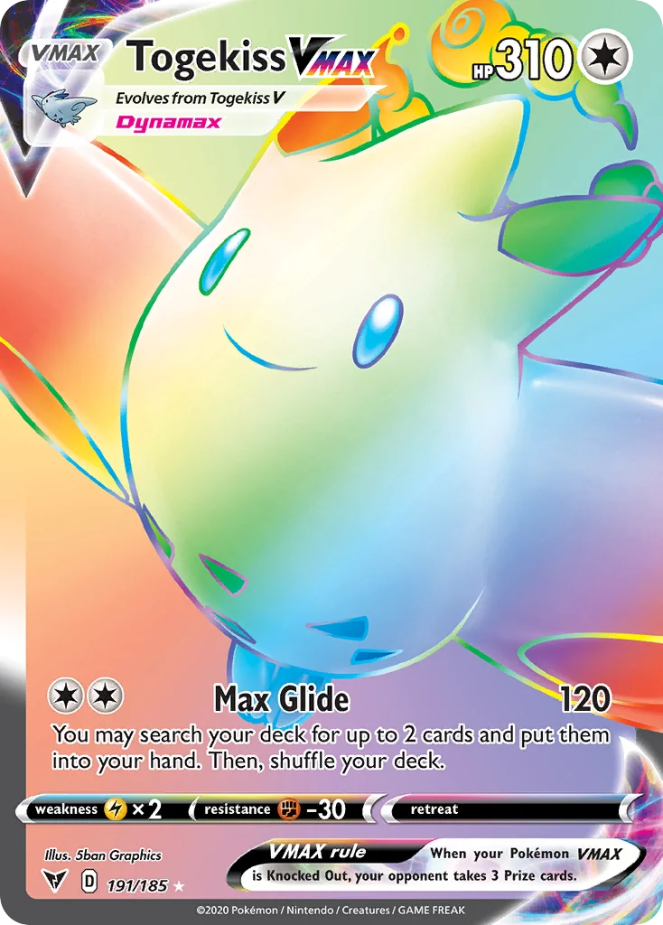 Togekiss VMAX Pokemon card