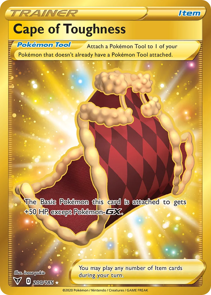 Cape of Toughness Pokemon card