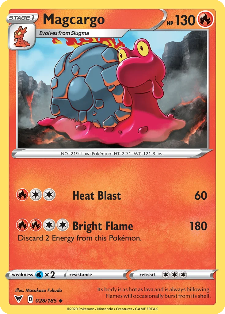 Magcargo Pokemon card