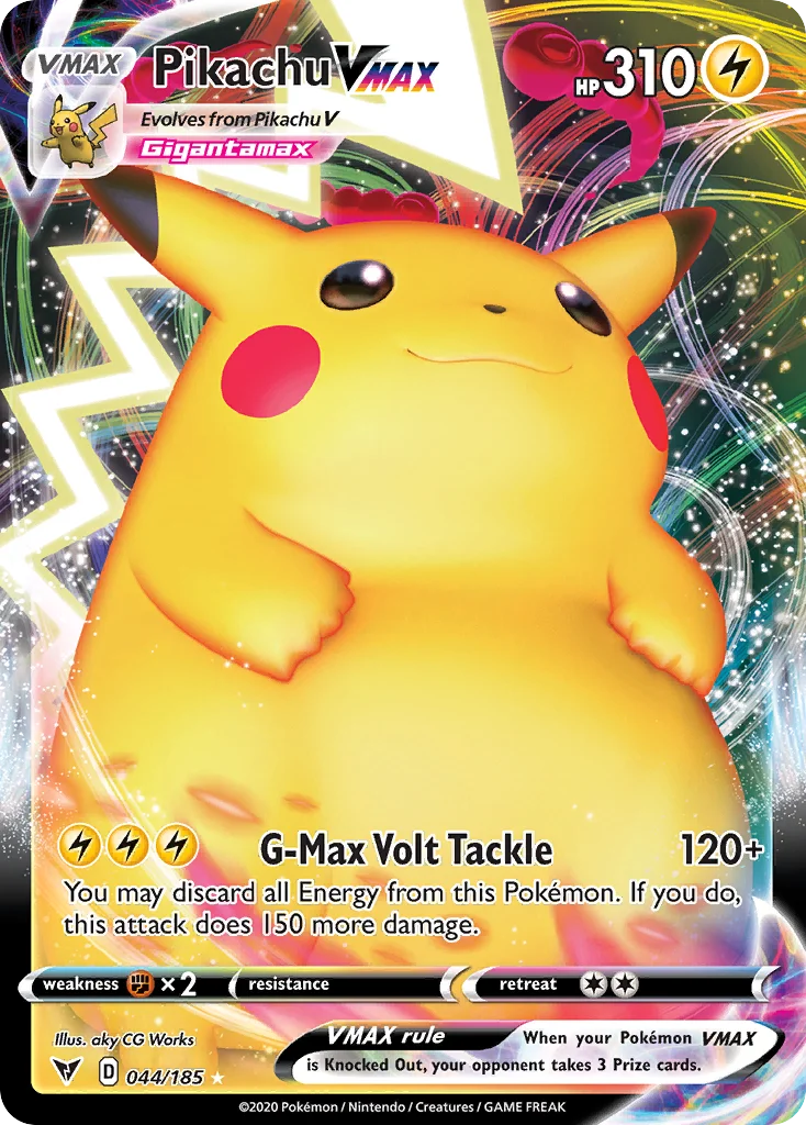 Pikachu VMAX Pokemon card