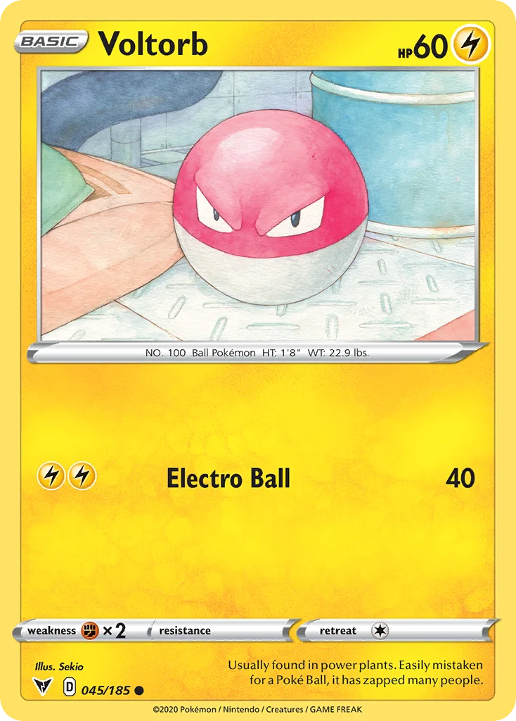 Voltorb Pokemon card