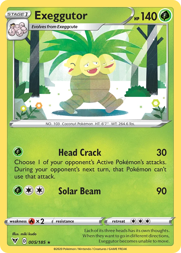 Exeggutor Pokemon card