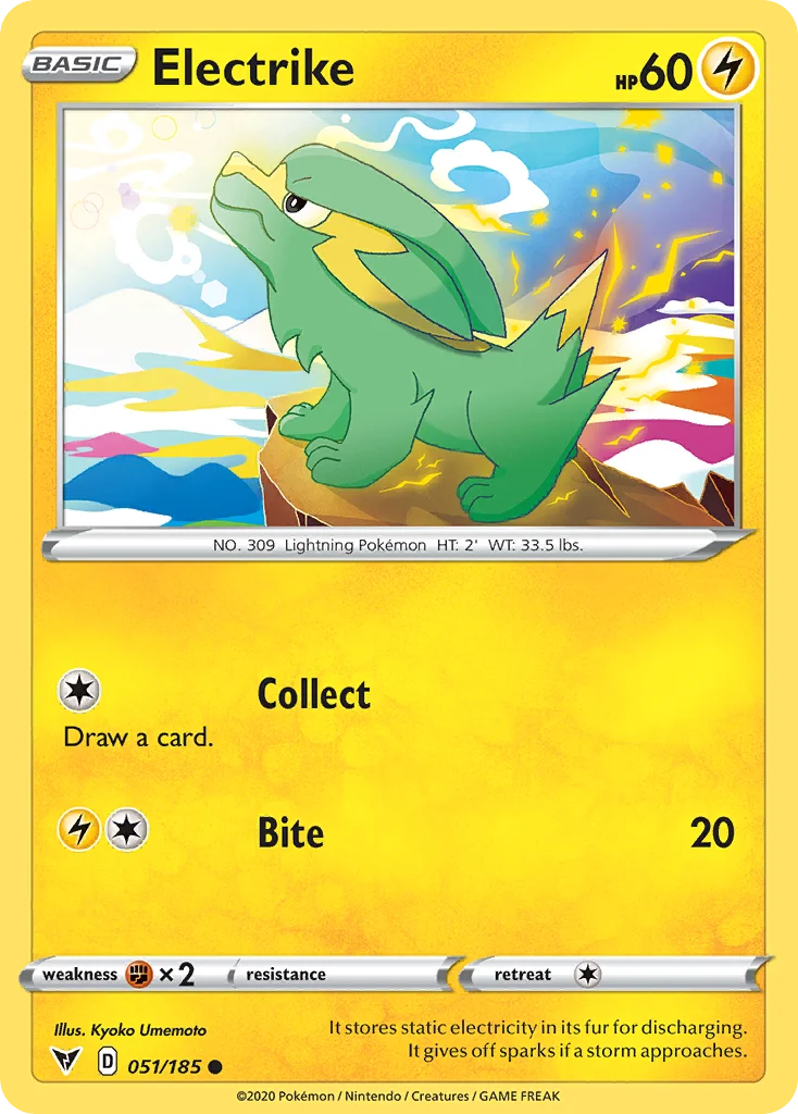 Electrike Pokemon card