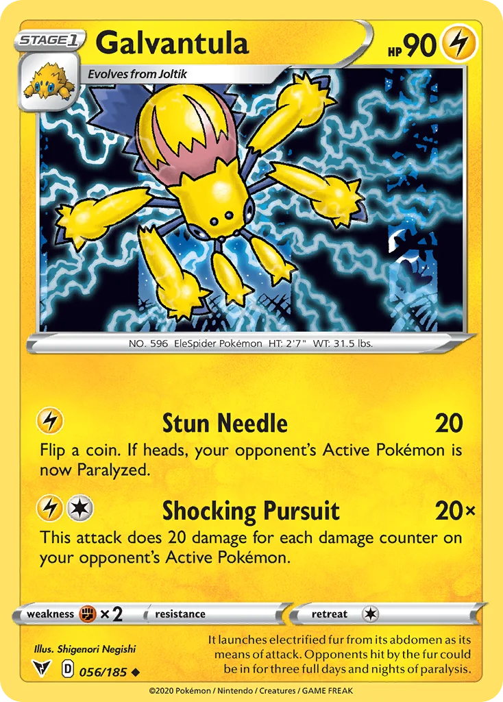 Galvantula Pokemon card