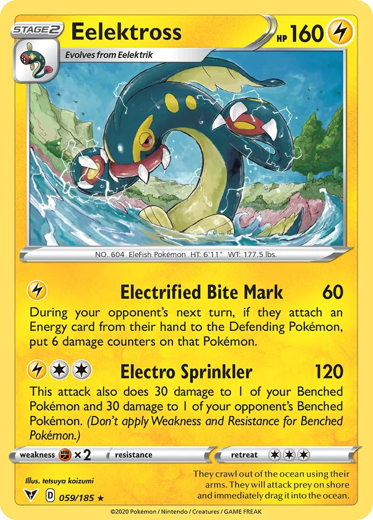 Eelektross Pokemon card