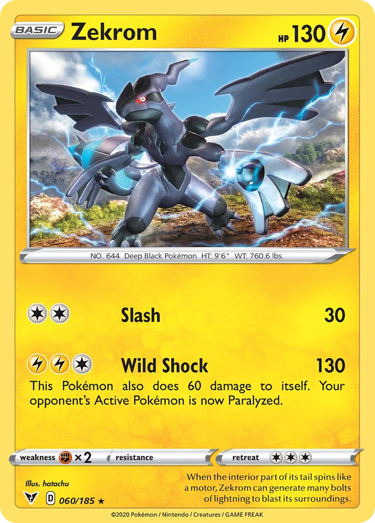 Zekrom Pokemon card