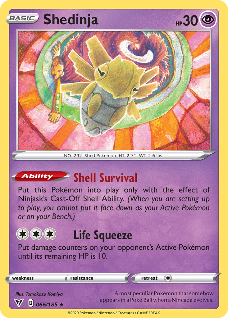 Shedinja Pokemon card