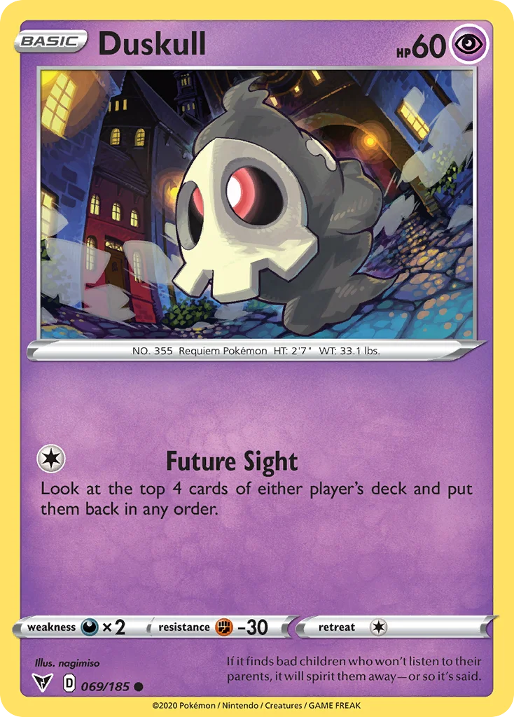 Duskull Pokemon card