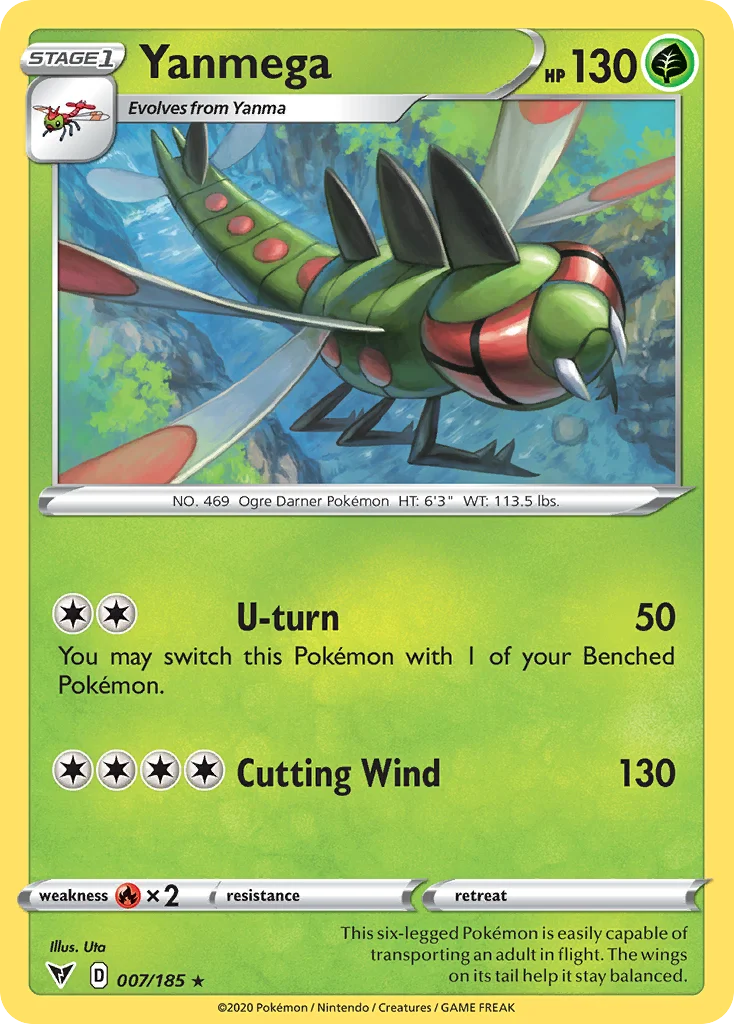 Yanmega Pokemon card
