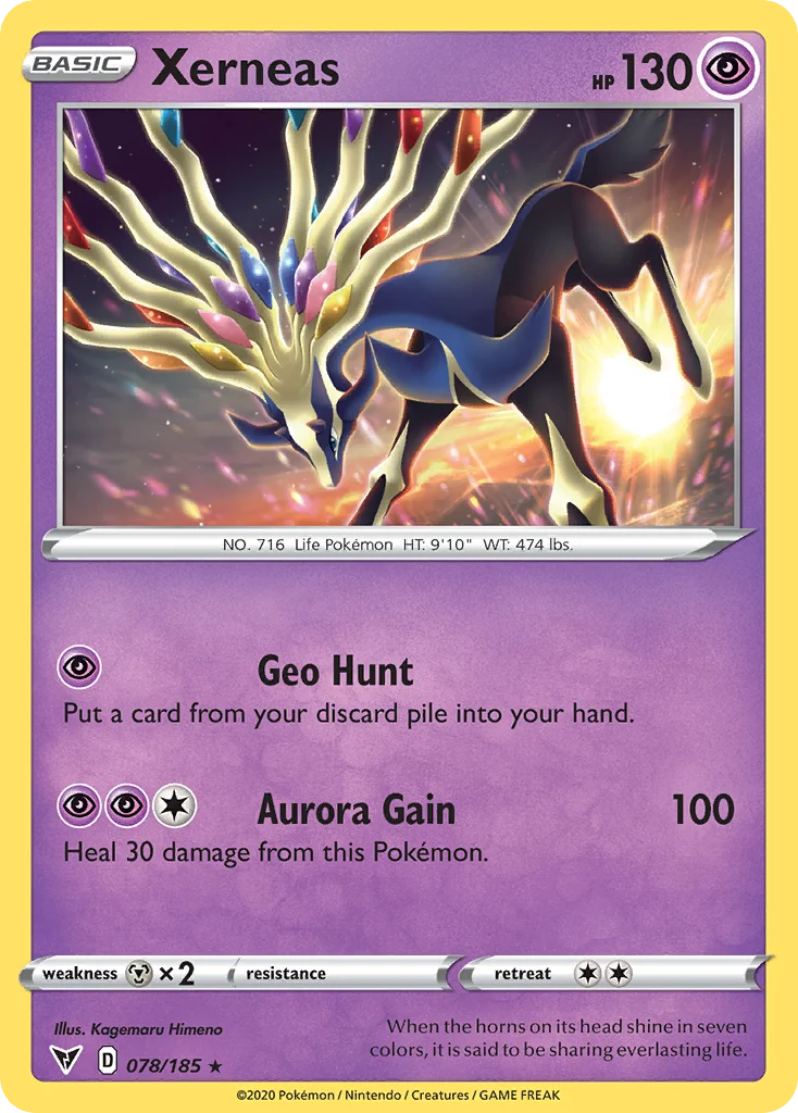 Xerneas Pokemon card