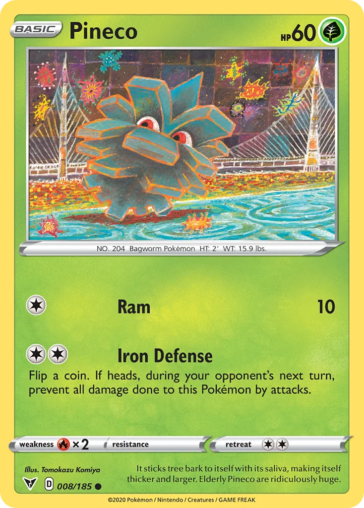 Pineco Pokemon card