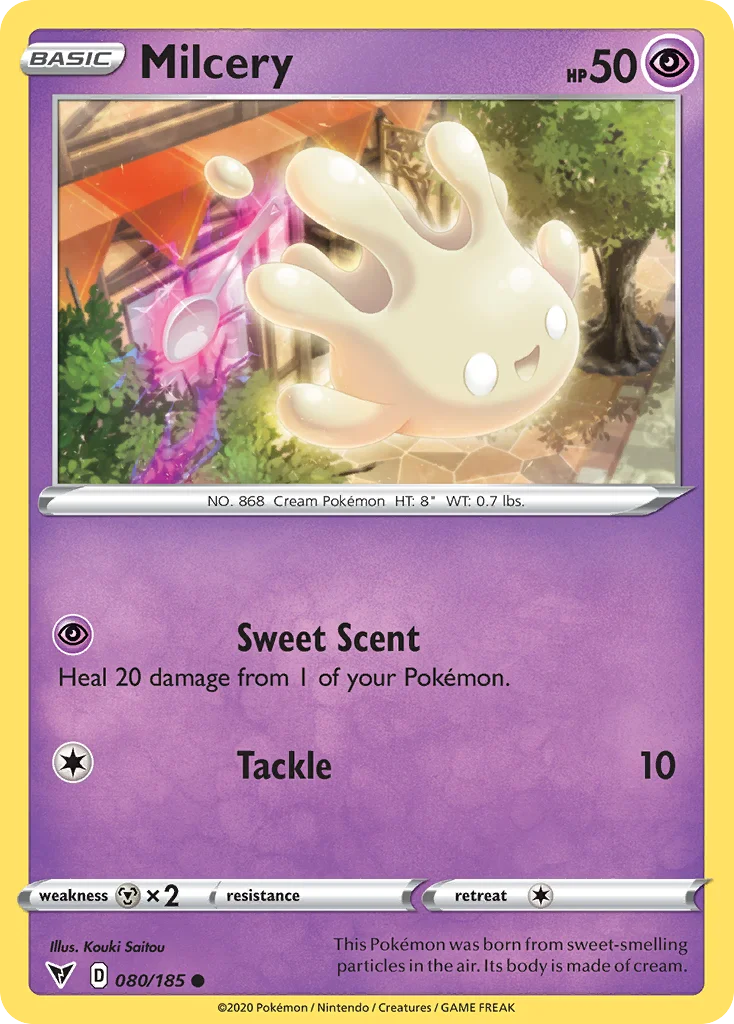 Milcery Pokemon card
