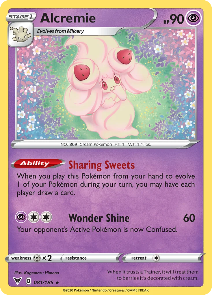 Alcremie Pokemon card