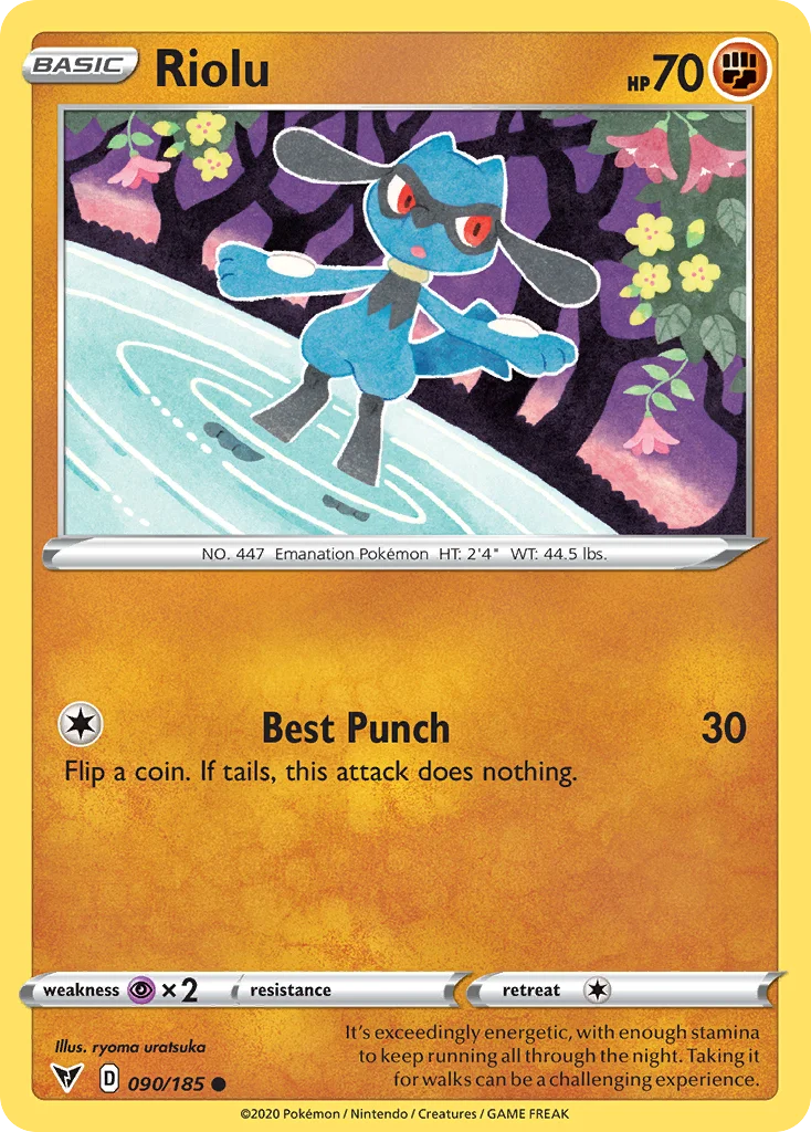 Riolu Pokemon card