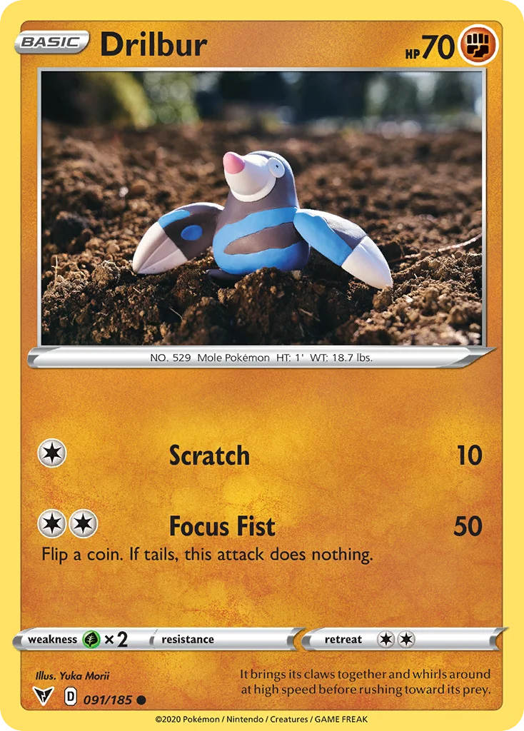 Drilbur Pokemon card