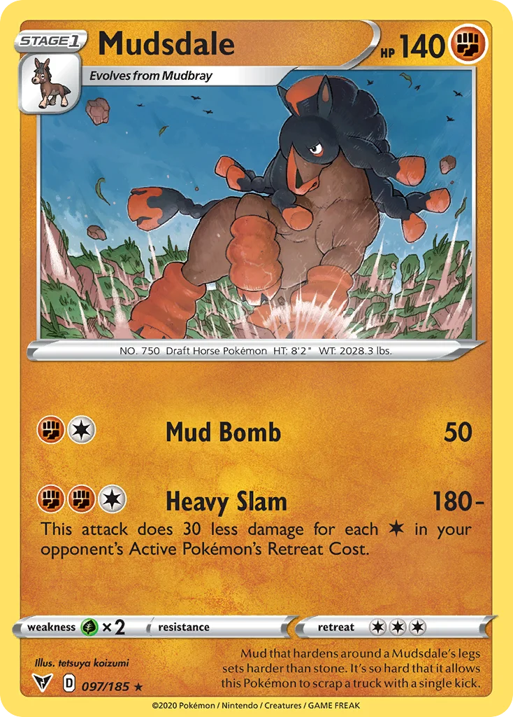 Mudsdale Pokemon card