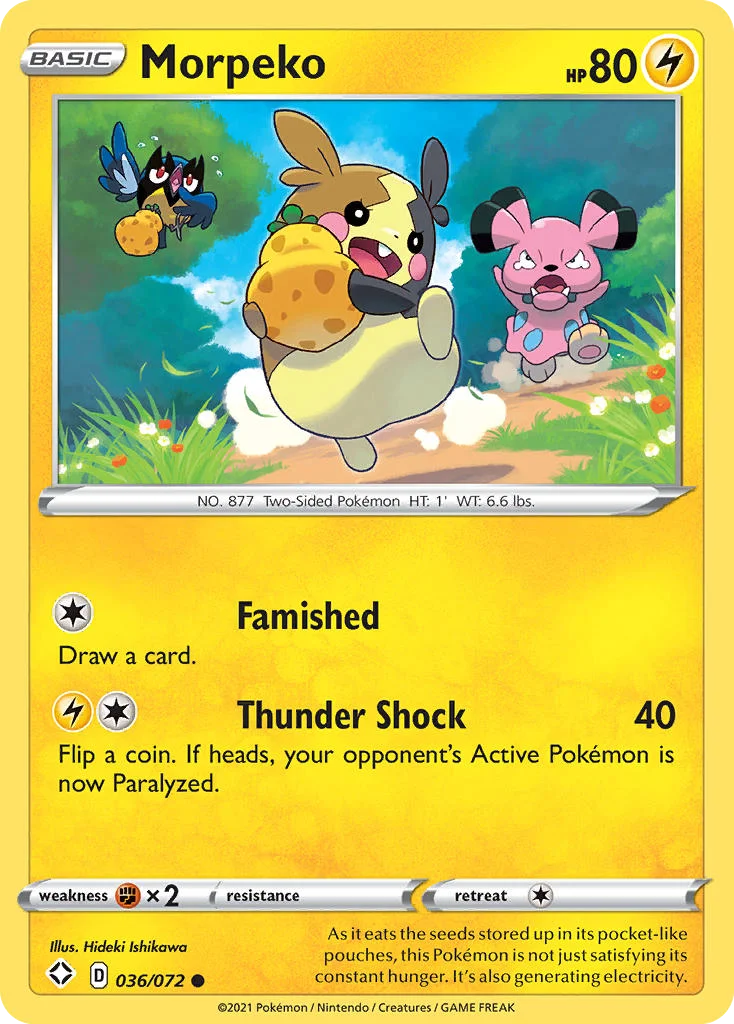 Morpeko Pokemon card