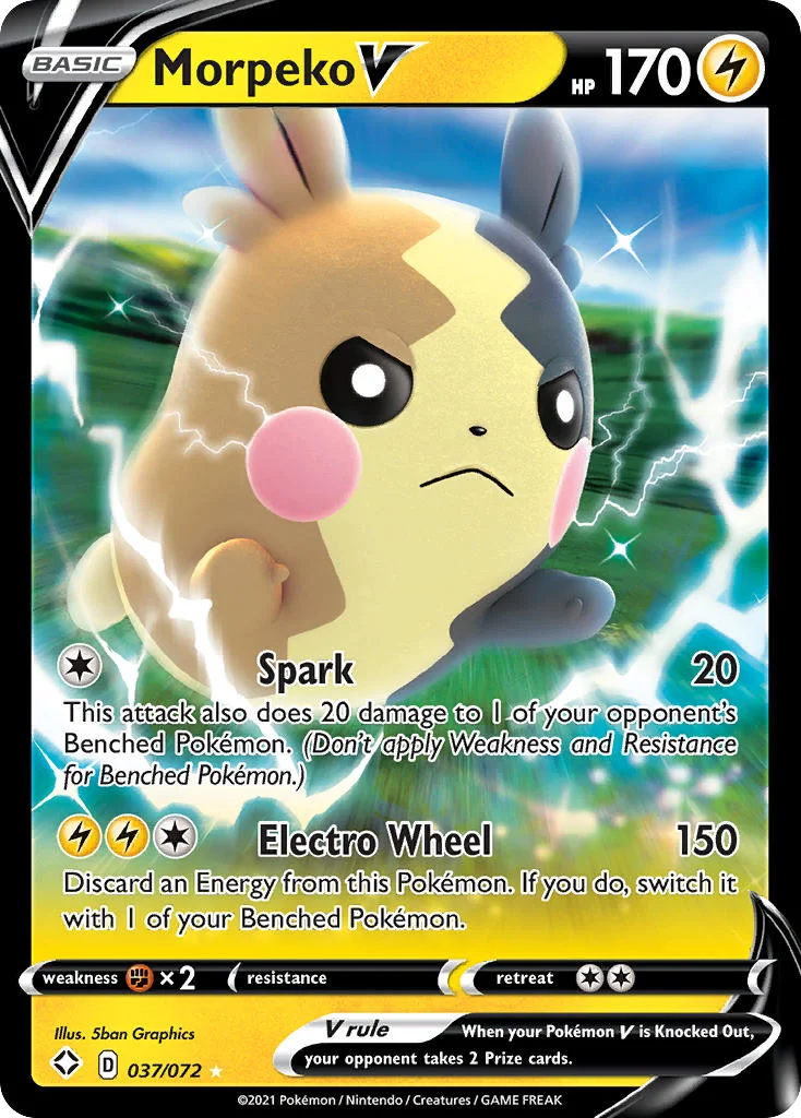 Morpeko V Pokemon card