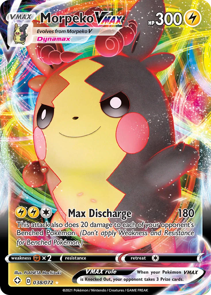 Morpeko VMAX Pokemon card