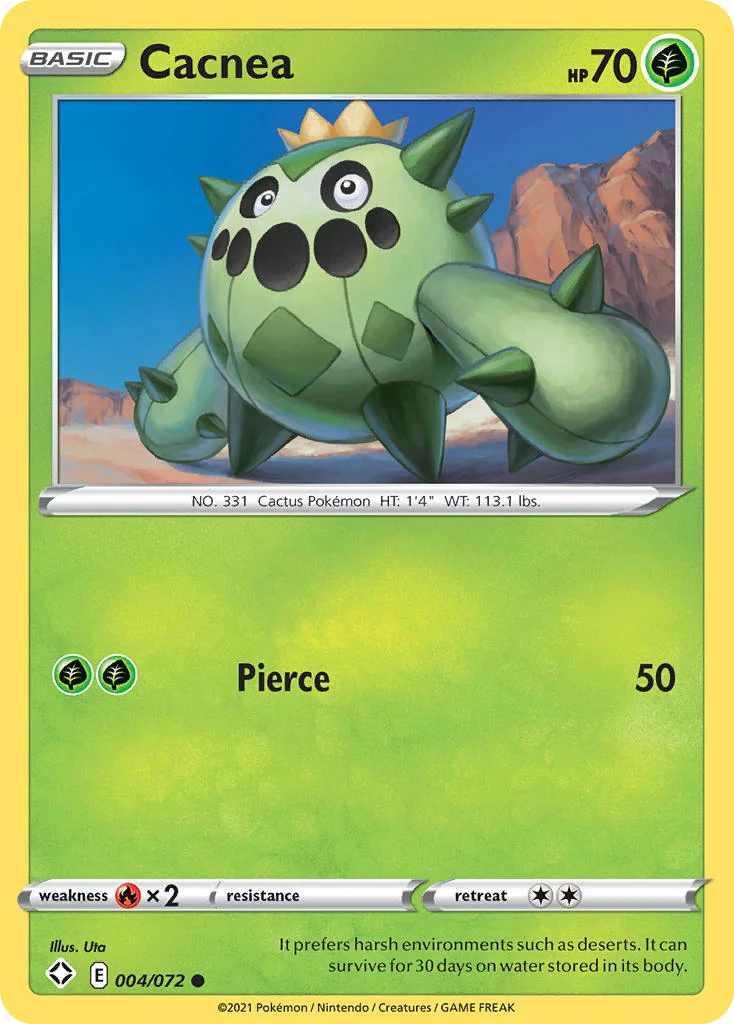 Cacnea Pokemon card