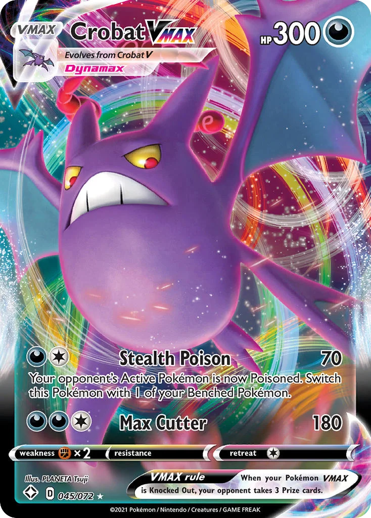 Crobat VMAX Pokemon card