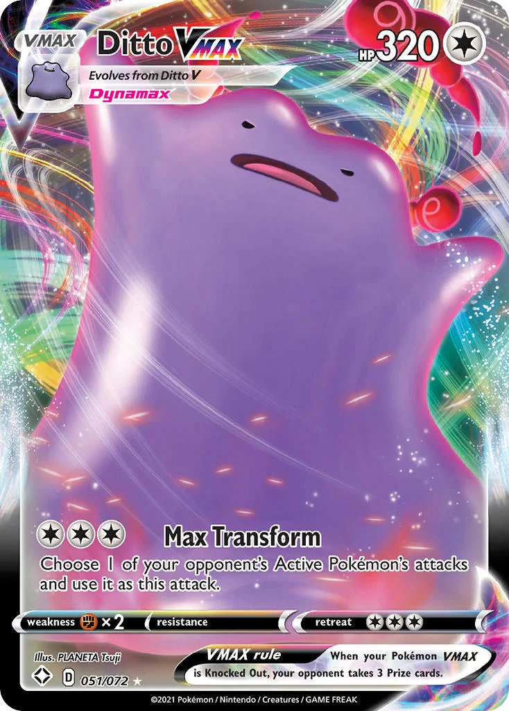 Ditto VMAX Pokemon card