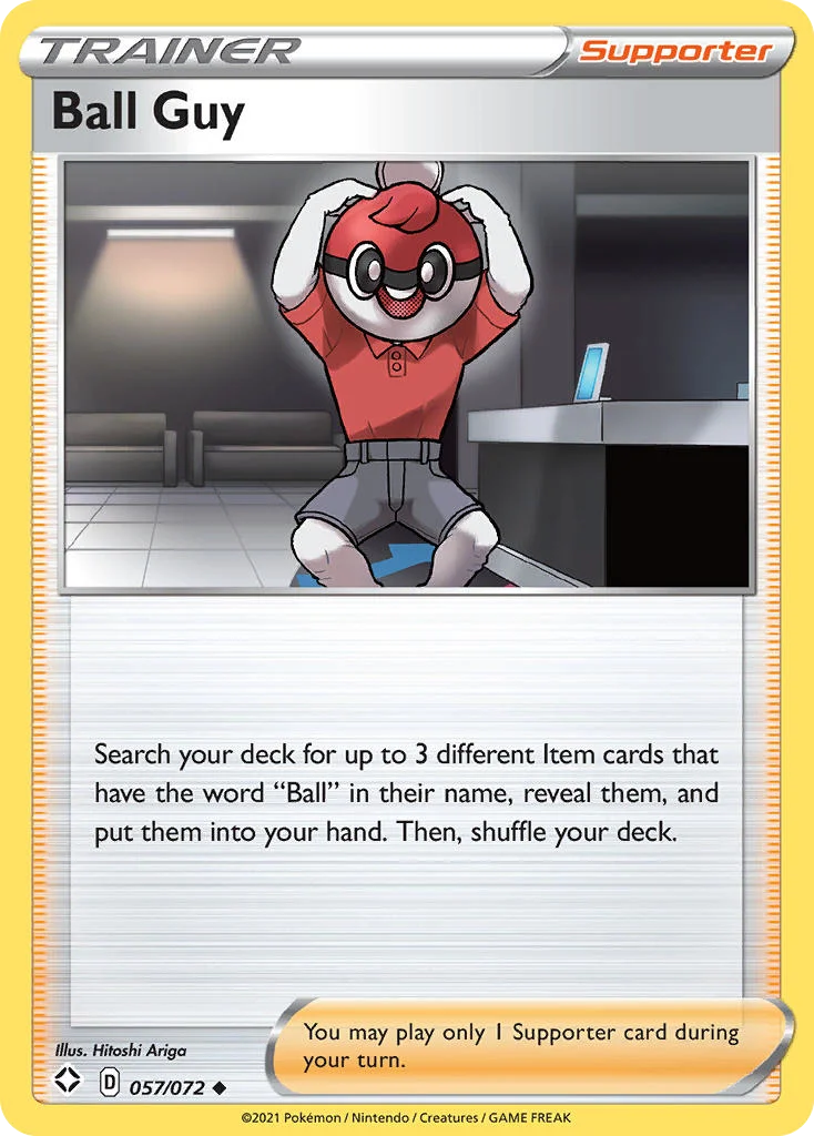Ball Guy Pokemon card