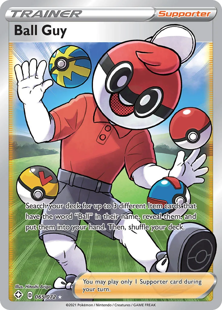 Ball Guy Pokemon card