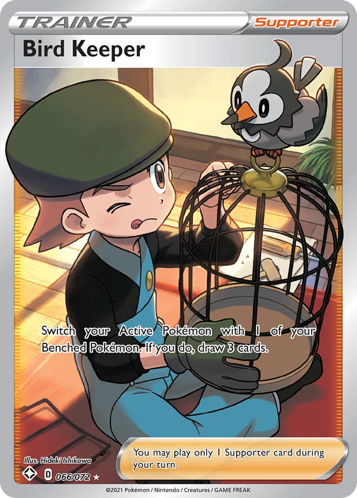 Bird Keeper Pokemon card
