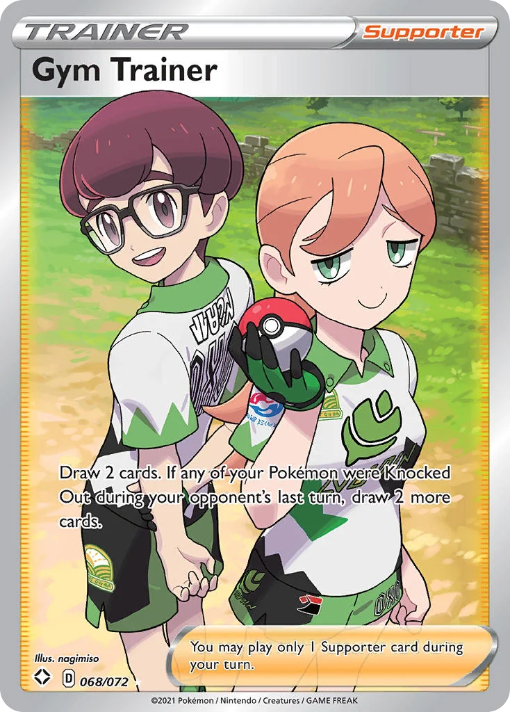 Gym Trainer Pokemon card
