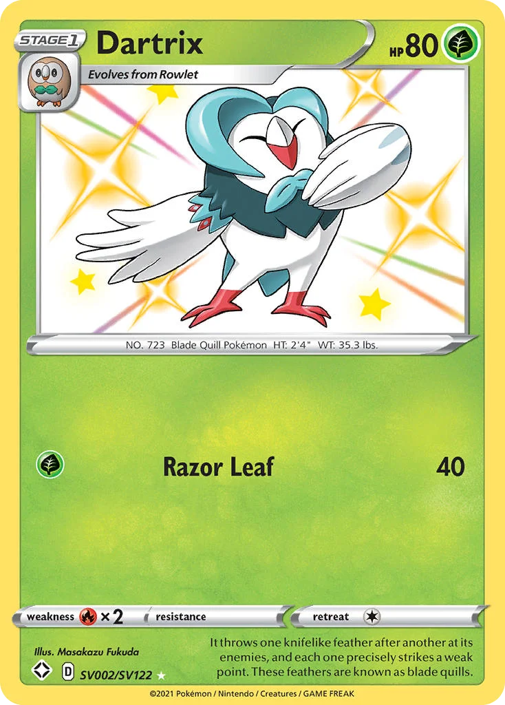 Dartrix Pokemon card