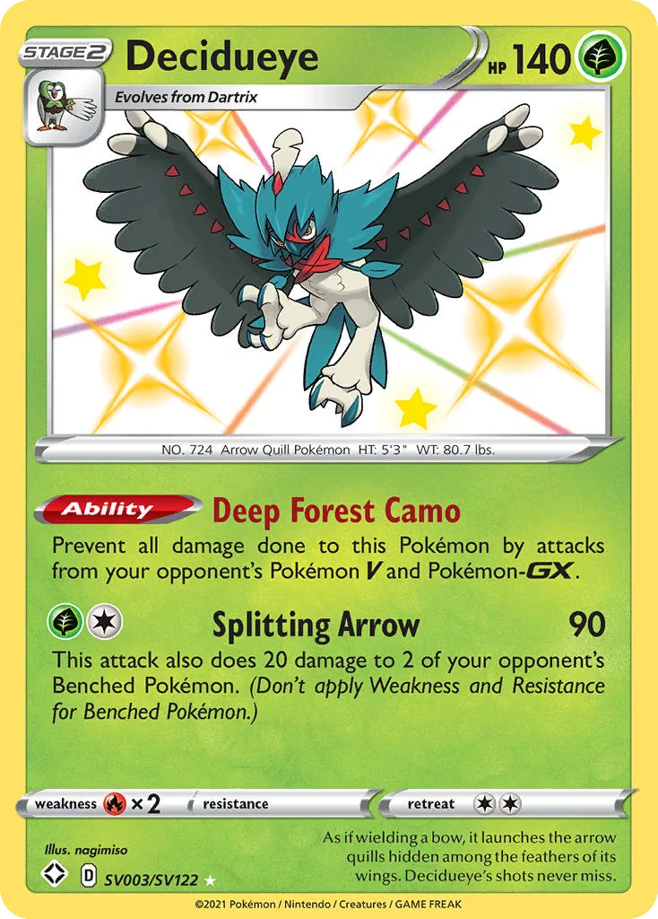 Decidueye Pokemon card