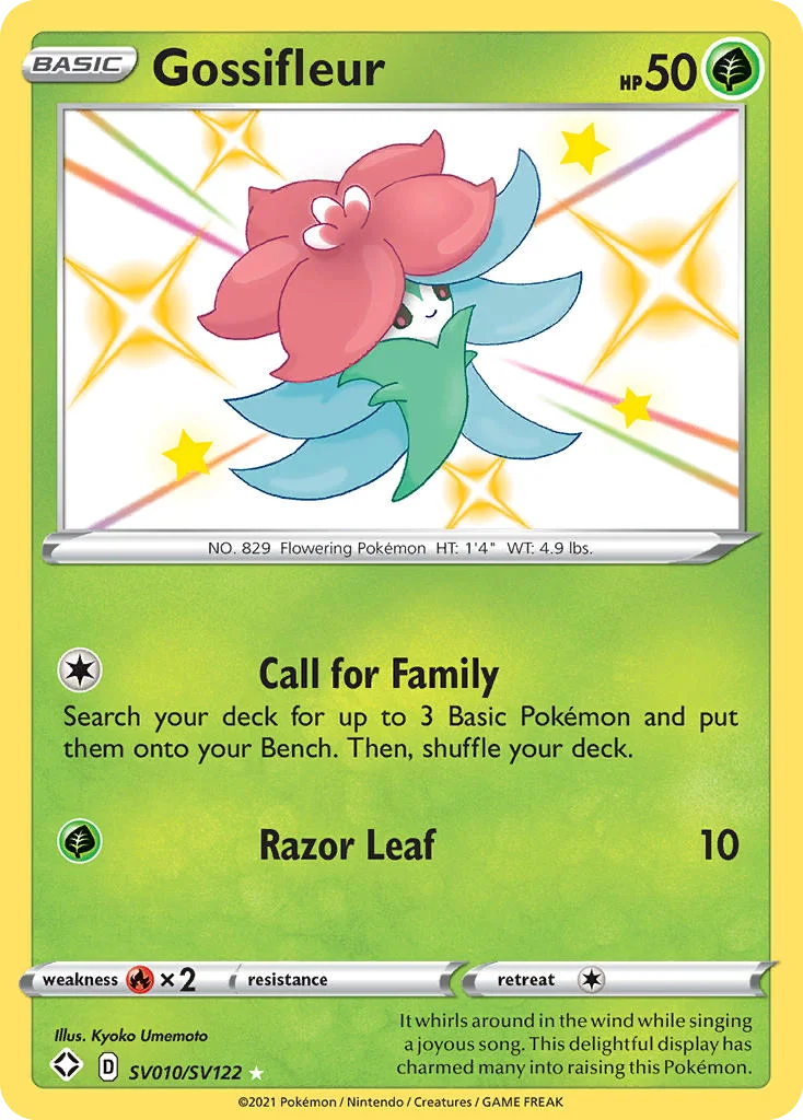 Gossifleur Pokemon card