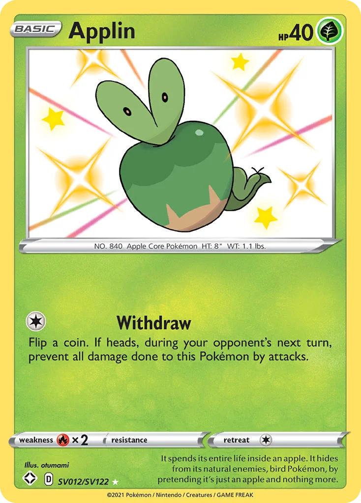 Applin Pokemon card