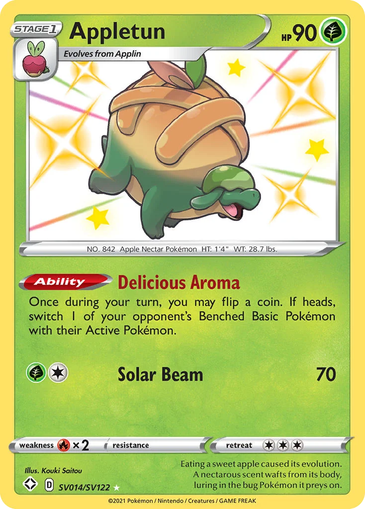 Appletun Pokemon card